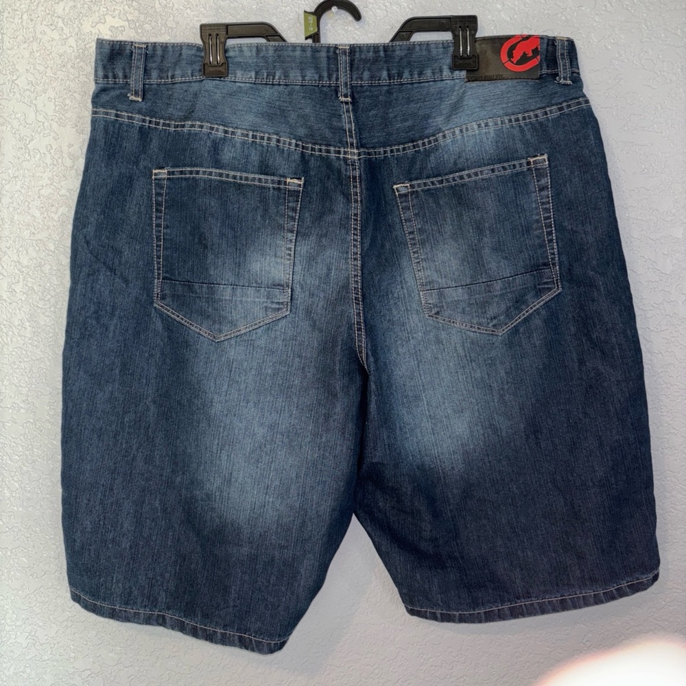 Vtg ECKO Denim Jean Shorts Baggy Loose Fit  Streetwear Skater Grunge Mens 40
